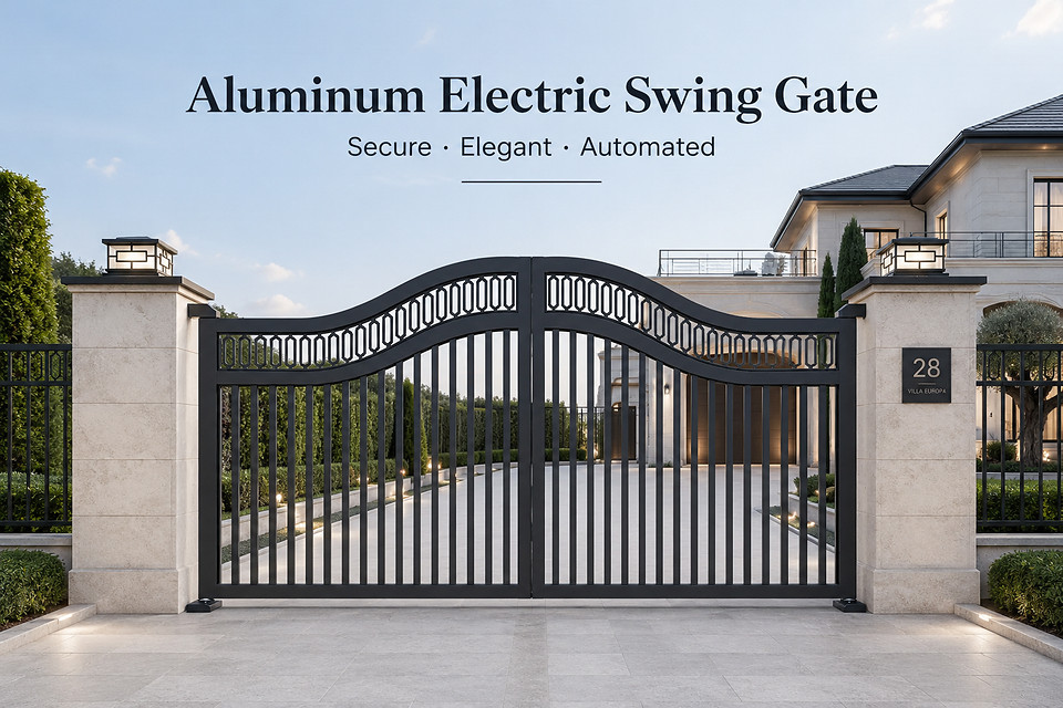Aluminum Electric Swing Gate