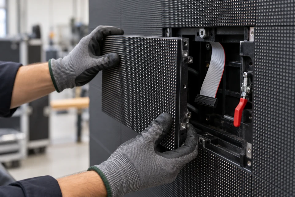 Matching a receiver card to a sender