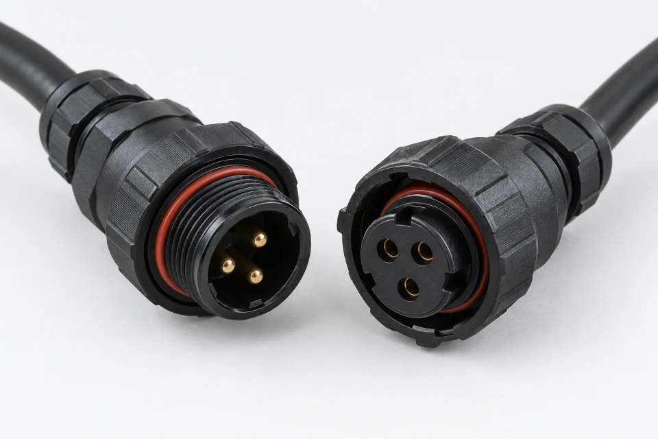 Waterproof LED Power Connector