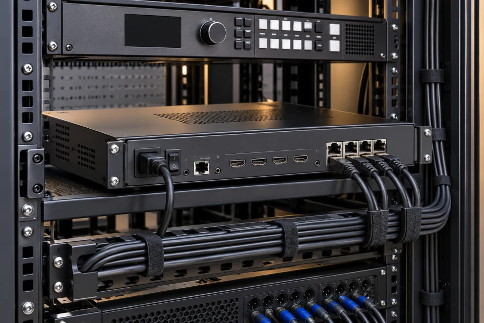 Compact unbranded sending controller enclosure
